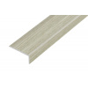 AP5 schodová lišta samolepiaca ACARA, hliník + fólia dub sivý, 10 mm, 0,9 m