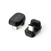 TECH-PROTECT ULTRABOOST AA04 ANGLE ADAPTER TYPE-C Čierny