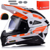 Motocyklová Prilba LS2 MX702 PIONEER II NAMIB oranžová ATV ŠTVORKOLKA CROSS ENDURO