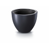 PROSPERPLAST Kvetináč s vkladem HEOS antracit 46,9cm