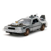 Jada Toys Návrat do budúcnosti III Hollywood Rides Diecast 1/24 DeLorean Time Machine Railroad Wheels