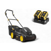 PROTECO 51.10-SA-37-AKU kosačka akumulátorová 2x20 V, záber 38 cm, 500 W + nabíjačka + batéria