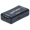 Manhattan HDMI opakovač 4K@60Hz, aktívny, zosilňuje HDMI signál až do vzdialenosti 40 m, čierny, tro