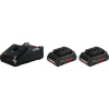Bosch Professional 2x ProCORE18V 4.0Ah + GAL 18V-40 Professional akumulátor do náradia a nabíjačka, 4 Ah Li-Ion akumulátor, 1600A01BA3; 1600A01BA3