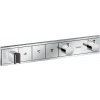 Hansgrohe RainSelect, termostatická sprchová batéria pod omietku, na 3 výstupy, chrómová, HAN-15356000
