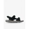 Turistické sandále Columbia Konos Hiker 3-Strap - black/city grey