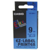 páska CASIO XR-9BU1 Black On Blue Tape EZ Label Printer (9mm)