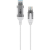 goobay Ethernetový adaptérový kabel USB-A 3.2 Gen1 > RJ-45, Slim