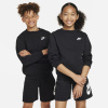 Nike Sportswear Club Fleece Big Kids' Sweatshirt Black 13 rokov