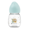 KikkaBoo Dojčenská fľaša 180ml 3m+ Savanna Mint 14x6 tyrkysová