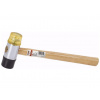 KRT904007 Gumová/plastová palice 40mm - Dřevěná násada KREATOR
