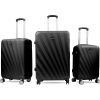 Sada kufrov Aga Travel Sada cestovných kufrov MR4653 Čierna (MR4653-BLACK)