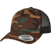 Flexfit Kšiltovka Flexfit Camo Trucker 6606C/6606CA, 5 panelová COT55606Cafp99-camo/black UNI Maskáčová/černá