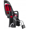 Detská sedačka na bicykel HAMAX Cyklosedačka s uzamykateľným zámkom Caress Dark Grey/Red (7029775531031)