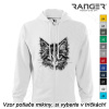 Mikina RANGER® - MAČKA - c S Biela