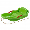 BABY MIX Plastové bôby s operadlom a brzdami Baby Mix Speed ​​bob Zelené