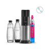 ELEKTRICKÝ saturátor SODASTREAM E-DUO TITAN GRAFITOVÝ 2 FLAŠKY + BOMBIČKA (E-DUO TITAN)