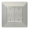 Legrand Valena Life s Netatmo Bezdrôtový ovládač scenárov 1-4, hliník