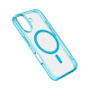 Cellularline Iconic Mag s podporou Magsafe pre Apple iPhone 16, číry/svetlo modrý ICONICMAGIPH16G