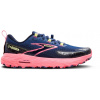 Brooks Cascadia 18 dámské Barva: Grey Blue Pink Sunny Lime, Velikost: 37,5