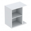 Geberit iCon - Bočná skrinka 37x40x25 cm, otvorená, lesklá biela 502.324.01.1