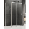 New Trendy Prime sprchovací kút 110x100 cm štvorcová chromová lesklé/priehľadné sklo K-1203