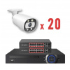 Techage IP – 20 kamerový set 8 MP BULLET-WLI