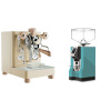 Lelit Bianca PL162T V3, gold + Eureka Mignon Specialita, CR tiffany blue