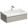 Geberit Xeno 2 Skrinka pod umývadlo 90 cm, zásuvka s LED svietidlom, sivobéžová 500.508.00.1
