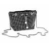 Kabelka sťahovacia s kamienkami 25x14,5 cm čierna 1ks
