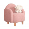 Asir | Detské kreslo DORY svetloružové | 209FLF1119