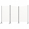 vidaXL s 3 panelmi krémovo biely 260x180 cm