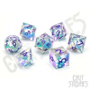 Glassstaff CritStones Liquid Core Dice Set Fantasia Fluid Electroplated (7)