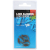 Giants Fishing Rovnátka na háčik Line Aligner Long Shank Large Brown (Hook 2-6) 10ks