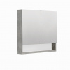 Swiss aqua technologies Zrcadlová skříňka SAT Cubeway 80x14x72 cm lamino beton GALCU80BE