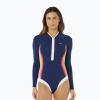 Dámske jednodielne plavky Rip Curl Surf Stripe UPF Surf Suit dark navy