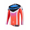 dres TECHSTAR KNIF, ALPINESTARS (světle šedá/oranžová fluo/černá) 2026 2XL