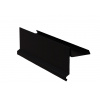 Záveterná lišta RŠ 333, 3 bm, Lakovaný zinok, čierna RAL9005