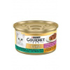 Gourmet Gold konz. mačka pašt. duš.králik a pečeň 85g
