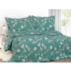 Dreamy Linens Obliečky flanelové petrolejové Ľalie