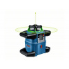 BOSCH GRL 650 CHVG zelený rotačný laser (laserový prijímač LR 65 G, držiak RB 60, diaľkové ovládanie RC 6, nástenný WM 6