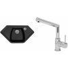 Set Sinks (dřez Naiky 980 Granblack 30 + baterie Mix 350 P Chrom - lesklý) TLN98030MI350P