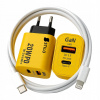 Rýchla Nabíjačka GaN 20W USB-C PD QC3.0 + USB-C Lightning kábel