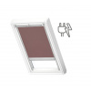 VELUX Slovensko, spol. s r.o. Elektrická roleta Velux RML Trend, Vyberte rozmer MK04 78x98 cm, Vyberte odtieň Trend látka 4155, Vyberte farbu líšt Strieborná