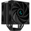 DEEPCOOL chladič AK400 Zero Dark Plus / 2x 120mm fan / 4x heatpipes / PWM / pro Intel i AMD / komplet černý R-AK400-BKNNMD-G-1