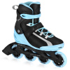 Spokey MrsFIT Dámské fitness kolečkové brusle, černo-modré, ABEC7 Carbon, vel. 38