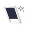 VELUX Slovensko, spol. s r.o. Velux DSL Štandard solárna, Vyberte rozmer MK04 78x98 cm, Vyberte odtieň Štandard látka 1085, Vyberte farbu líšt Strieborná