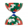 Vyvážené ložiskové JESTER diabolo od JuggleDream Farba: červeno-zeleno-biela