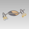 PREZENT 461 SISSI 2xE14/R50/40W, NS/LIG.WOOD/ALABAST