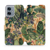 Flipové pouzdro Mobiwear - Motorola Moto G54 5G / Moto G54 5G Power Edition - VP05S Sukulenty (Knížkové flip pouzdro, obal, kryt na mobil Motorola Moto G54 5G / Moto G54 5G Power Edition - VP05S Sukul